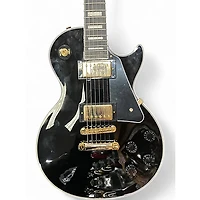 Used Epiphone Les Paul Custom Black Solid Body Electric Guitar