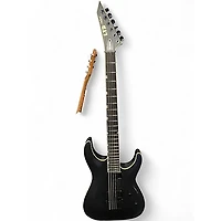 Used ESP LTD MH1000 Deluxe Black Solid Body Electric Guitar