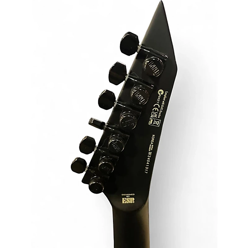 Used ESP LTD MH1000 Deluxe Black Solid Body Electric Guitar