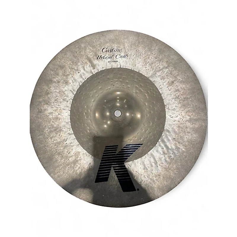 Used Zildjian 17in K Custom Hybrid Crash Cymbal