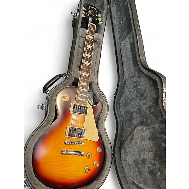 Used Epiphone Limited Edition Les Paul Traditional Pro-II 2 Tone Sunburst Solid Body Electric Guitar