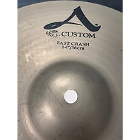 Used Zildjian 14in A Custom Fast Crash Cymbal