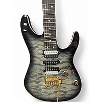 Used Ibanez AZ47P1QM Black Ice Burst Solid Body Electric Guitar