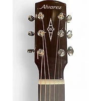 Used Alvarez MD60e Herringbone Natural Acoustic Electric Guitar
