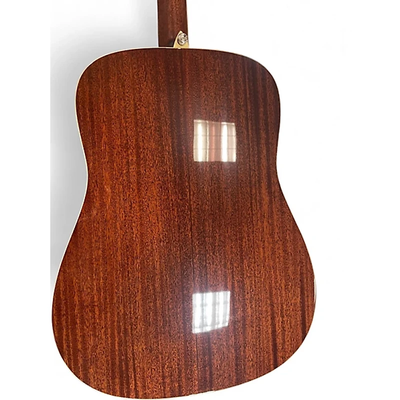 Used Alvarez MD60e Herringbone Natural Acoustic Electric Guitar