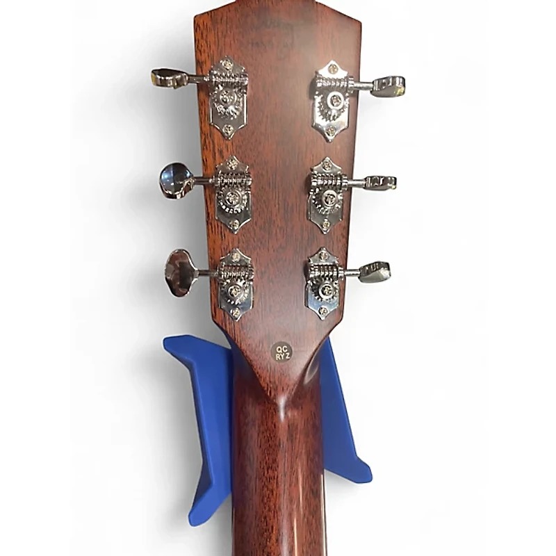 Used Alvarez MD60e Herringbone Natural Acoustic Electric Guitar