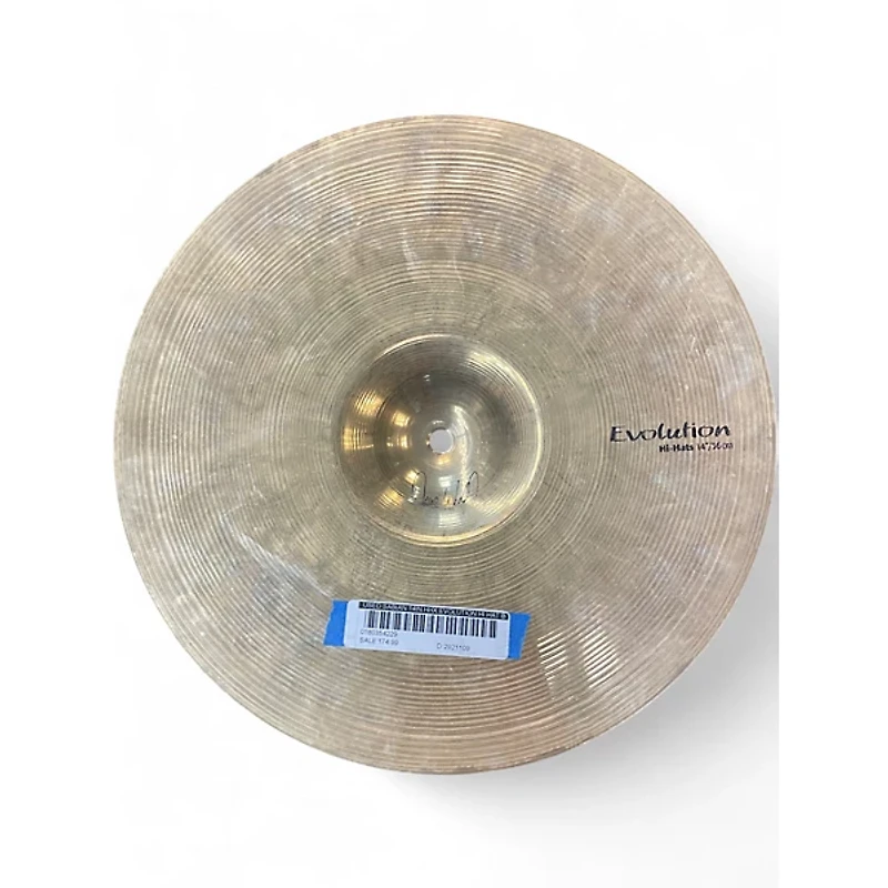 Used SABIAN 14in HHX Evolution Hi Hat Bottom Cymbal