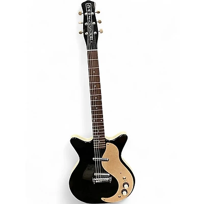 Used Danelectro Stock '59 Black Solid Body Electric Guitar