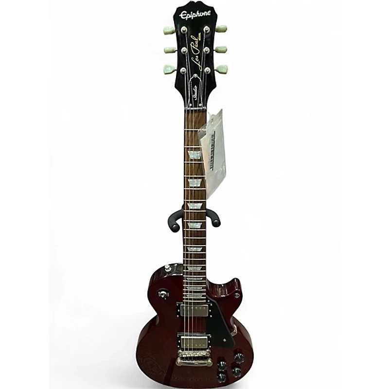 Used Epiphone Les Paul Studio Wine Red Solid Body Electric Guitar
