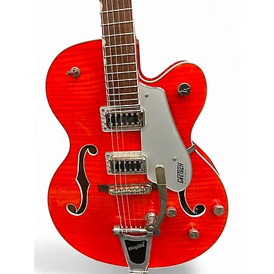 Used Gretsch Guitars G5427T Trans Orange Hollow Body Electric Guitar
