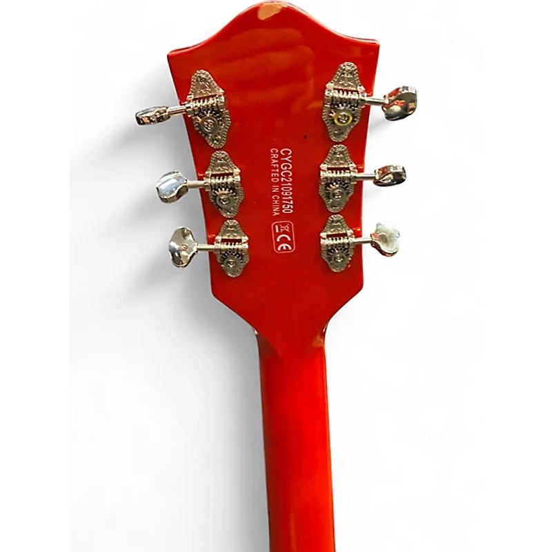 Used Gretsch Guitars G5427T Trans Orange Hollow Body Electric Guitar