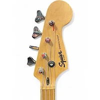 Used Squier Bronco Black Electric Bass Guitar