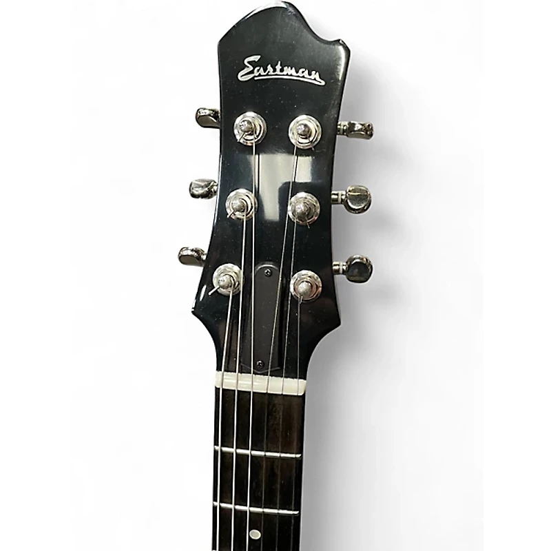 Used Eastman ROMEO NYC Black Hollow Body Electric Guitar