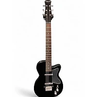 Used Silvertone U2 Black Solid Body Electric Guitar