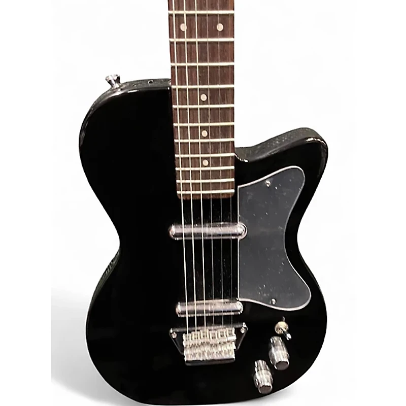 Used Silvertone U2 Black Solid Body Electric Guitar