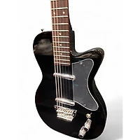 Used Silvertone U2 Black Solid Body Electric Guitar