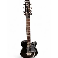 Used Silvertone U2 Black Solid Body Electric Guitar