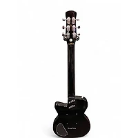 Used Silvertone U2 Black Solid Body Electric Guitar