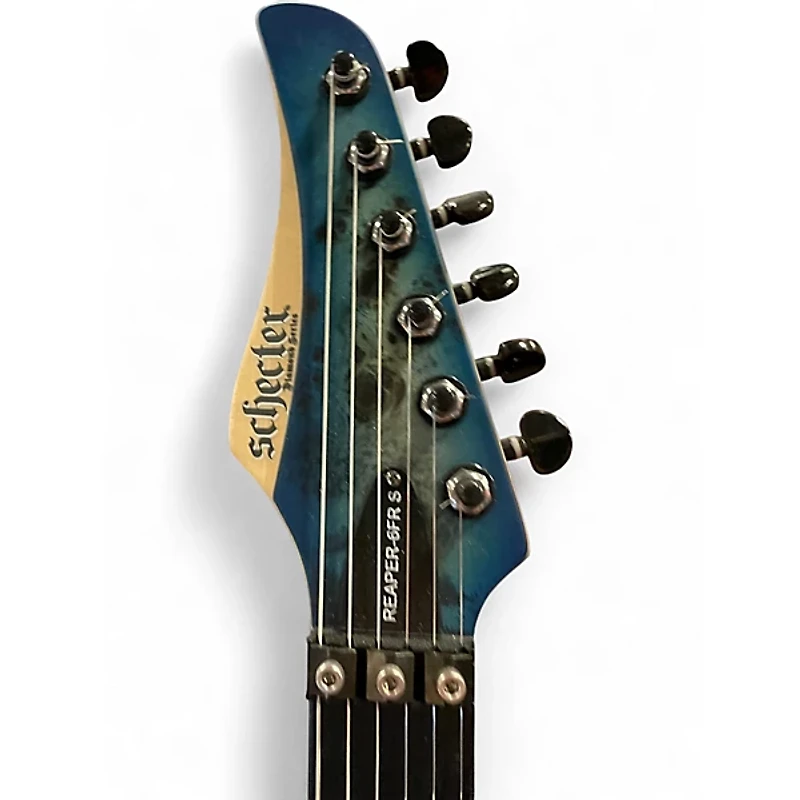 Used Schecter Guitar Research Reaper-6 FR-S Sky Burst Solid Body Electric Guitar