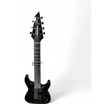 Used Jackson JS22-7 Dinky 7 String Black Solid Body Electric Guitar