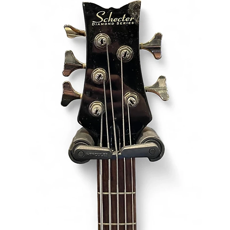 Used Schecter Guitar Research Raiden Special 5 String Crimson Red Trans Electric Bass Guitar