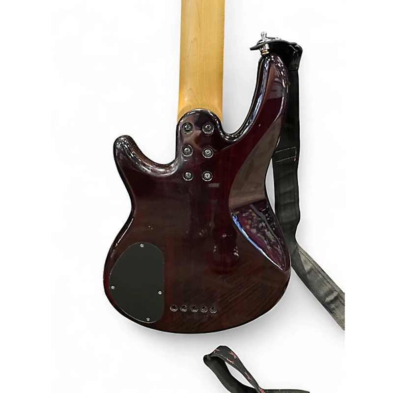 Used Schecter Guitar Research Raiden Special 5 String Crimson Red Trans Electric Bass Guitar