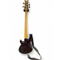 Used Schecter Guitar Research Raiden Special 5 String Crimson Red Trans Electric Bass Guitar