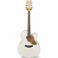Used Gretsch Guitars G5022CWFE White Acoustic Electric Guitar