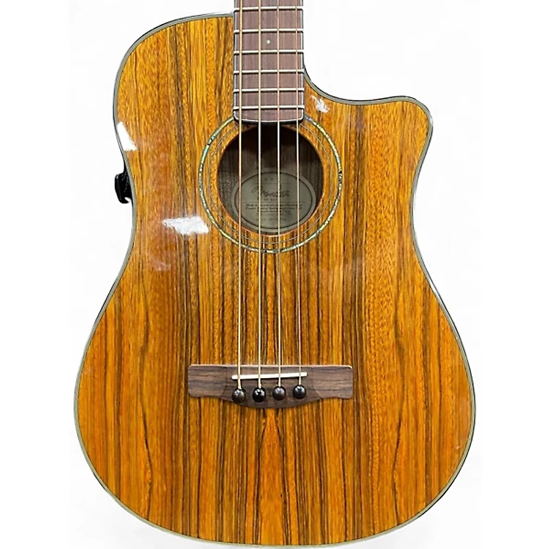 Used Fender VB Nat Natural Acoustic Bass Guitar