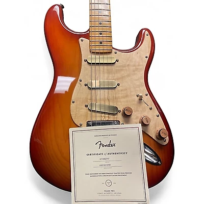 Used Fender American Professional II Stratocaster Sienna Sunburst Solid Body Electric Guitar