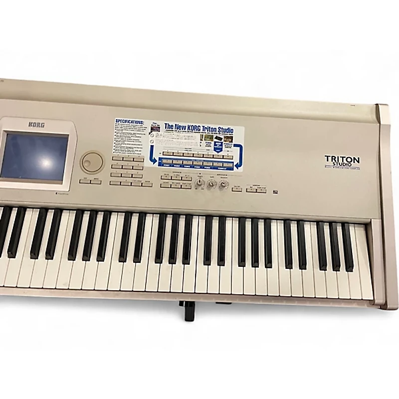 Used KORG Triton Studio 88 Key Keyboard Workstation