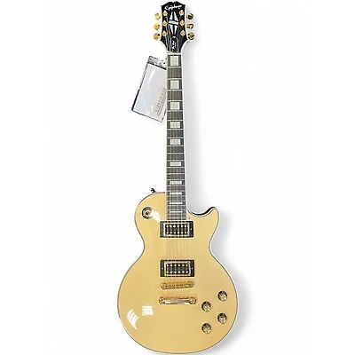 Used Epiphone Les Paul Custom Pro Cream Solid Body Electric Guitar