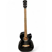 Used Fender CB60SCE Black Acoustic Bass Guitar