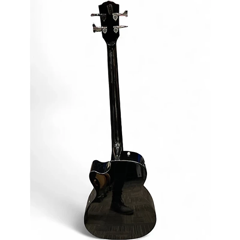 Used Fender CB60SCE Black Acoustic Bass Guitar