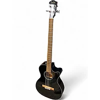 Used Fender CB60SCE Black Acoustic Bass Guitar