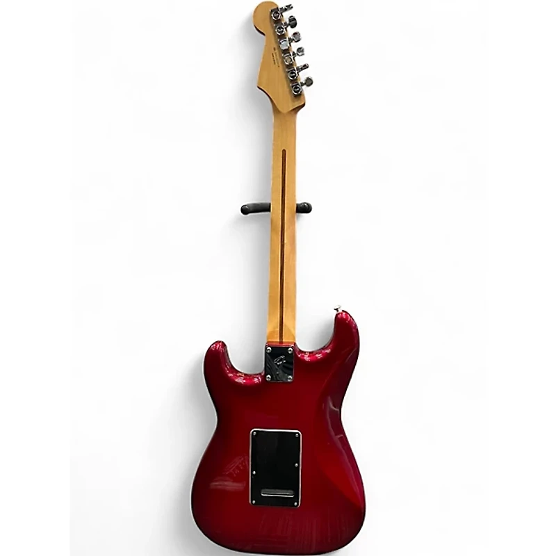 Used Fender Special Edition Player Stratocaster HSS Candy Red Burst Solid Body Electric Guitar