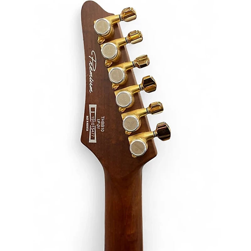 Used Ibanez THBB10 Black Solid Body Electric Guitar