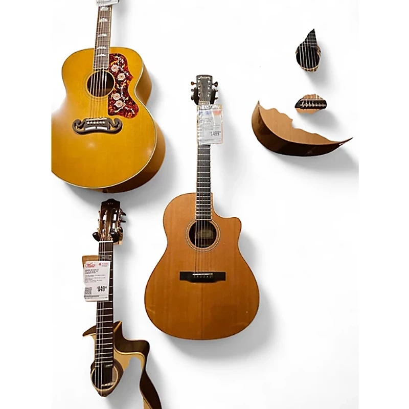 Used Larrivee LV03 Natural Acoustic Electric Guitar