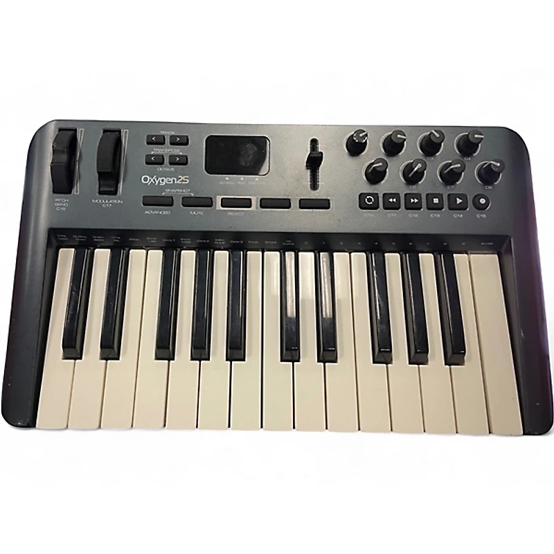 Used M-Audio Oxygen 25 Key MIDI Controller