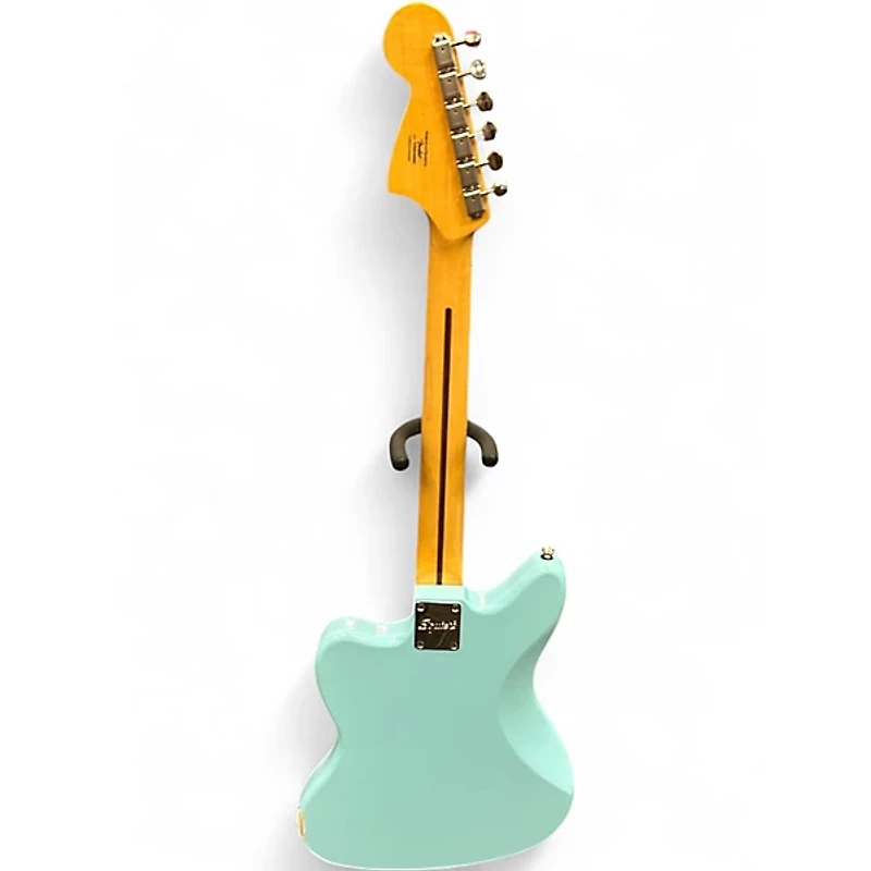Used Squier CLASSIC VIBE JAGUAR Daphne Blue Solid Body Electric Guitar