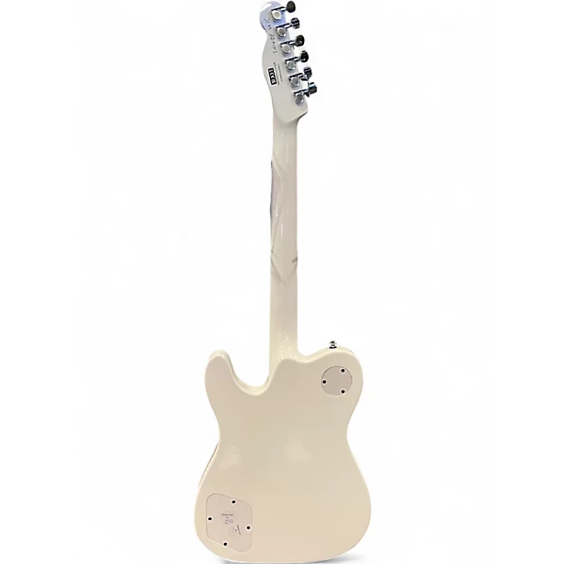 Used Fender JA90 Jim Adkins Thinline Telecaster Alpine White Hollow Body Electric Guitar