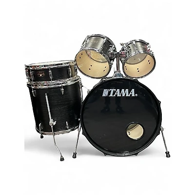 Used TAMA 5 Piece Imperialstar Black Drum Kit