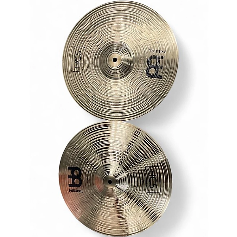 Used MEINL 14in HCS Hi Hat Pair Cymbal