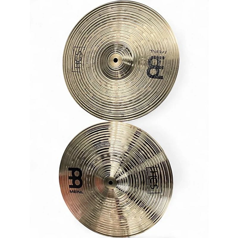 Used MEINL 14in HCS Hi Hat Pair Cymbal