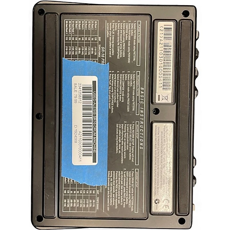 Used Alesis SR16 Drum Machine