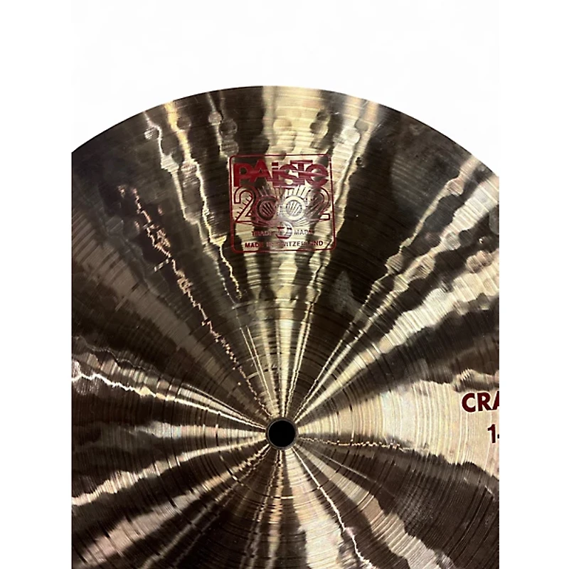 Used Paiste 14in 2002 Crash Cymbal