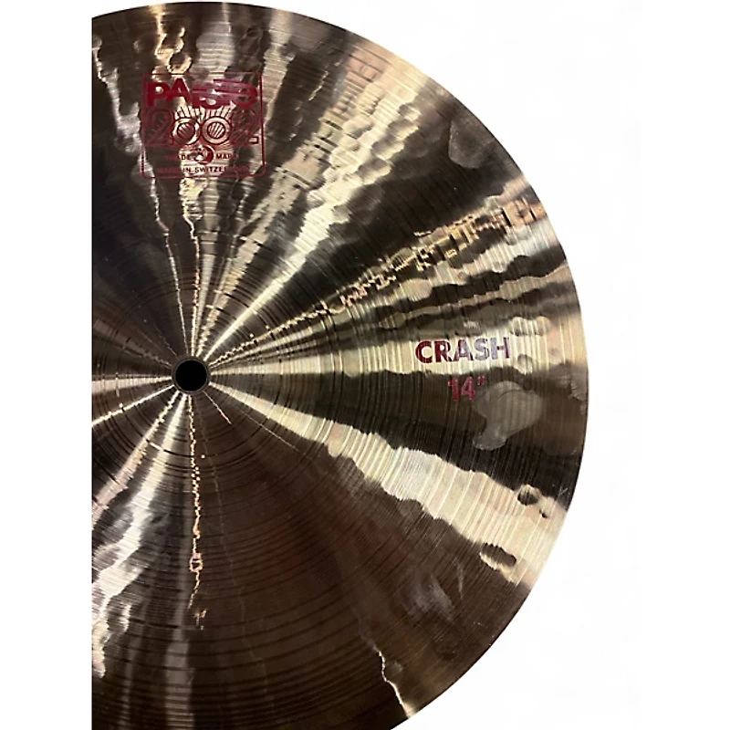 Used Paiste 14in 2002 Crash Cymbal