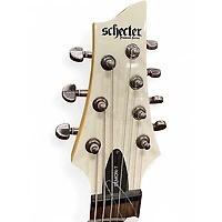 Used Schecter Guitar Research Demon 7 String Classic White Solid Body Electric Guitar