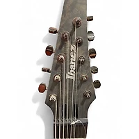 Used Ibanez RG9PB Black Burl Solid Body Electric Guitar