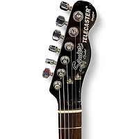 Used Squier Standard Telecaster Black Solid Body Electric Guitar